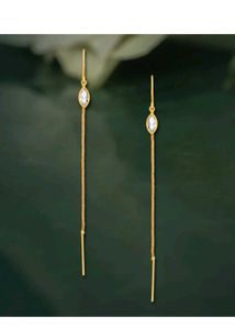 Elegant Gold Dangle Earrings