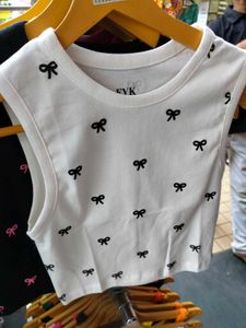🎀Bow Tank Top Combo Of 2🎀