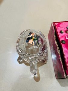 Vintage Crystal Turtle Trinket New Wdt Tag