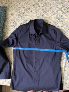Mango Navy Shirt