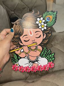 Krishna key holder with black pouch