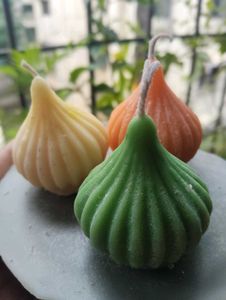 Modak Shaped Candles Set 3
