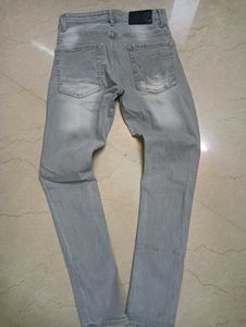 Gray Denim Jeans