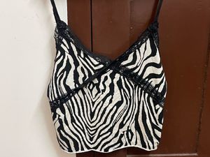 Zebra Print Cami Top