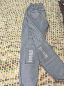 Light Wash Distressed Jeans