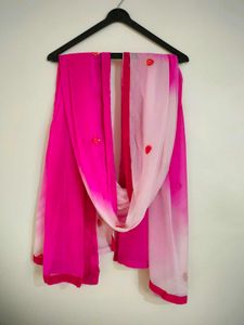 Combo - Pink Dupatta And Scarf
