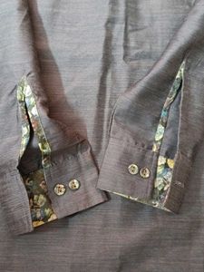 Dark Grey Sherwani Kurta Boys