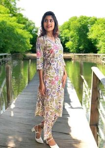 Floral Kurta Set