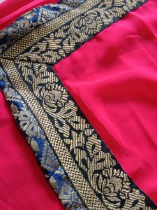 Pink Saree