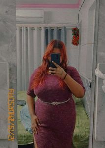 Purple Side Slit Dress