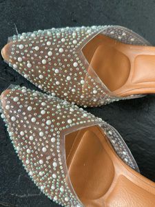 Embellished Slingback Heels