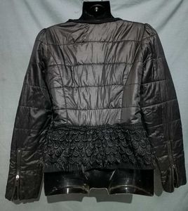 Chic Black Quilted Jacket