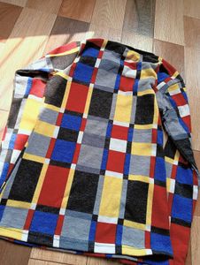 Colorful Patterned Long Sleeve Top