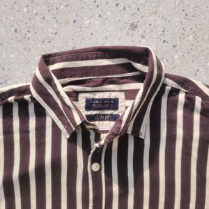zara shirt striped