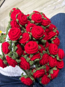 Crochet Blanket Bouquet