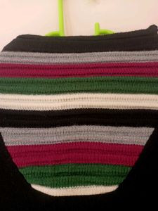 Black Mock Neck Classy Women&#39;s Sweater.