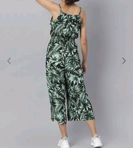 Black &amp; Green Jumpsuit