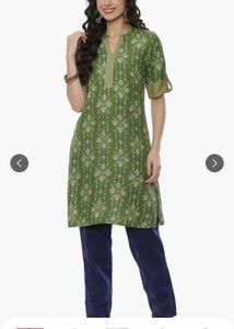rangriti Green Printed Kurta