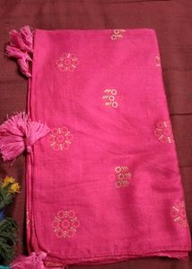Cotton Dupatta With Tassels 🧣🧣