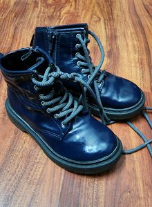 Zara Blue Boots for kids Used