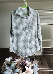 Gingham Button-Down Shirt