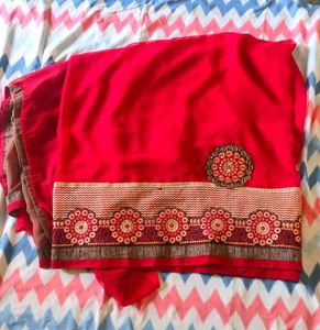 Red Saree