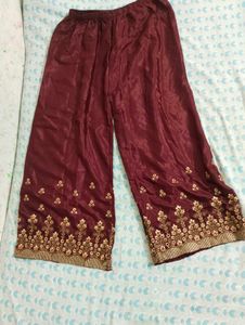 Anarkali Kurta With Plazo And Dupatta