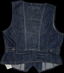 y2k denim vest