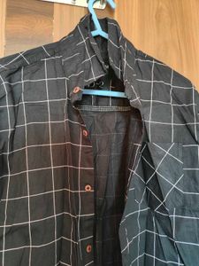 Black Checked Shirt