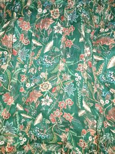 Emerald Floral Print Mini Dress