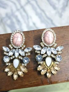 Statement Gemstone Earrings