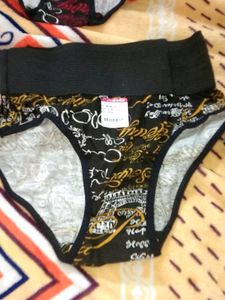 Branded Red Rose New Panties 3 in A Set