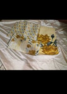 Elegant Yellow dress material