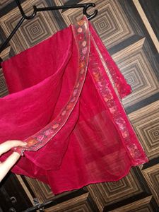 Elegant Red Cherish 🍒🌸 dupatta