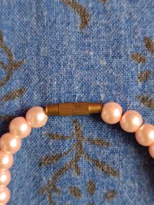 Heart Pendant Pearl Necklace