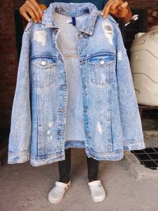 Distressed Denim Jacket