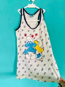Smurfs Cartoon Dress