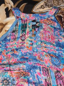 Printed Halter Neck Dress
