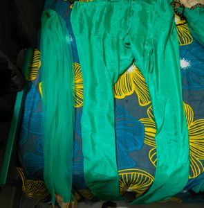 Ethnic Gown Set With Pant And Dupatta