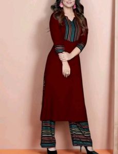 Striped Kurta Set