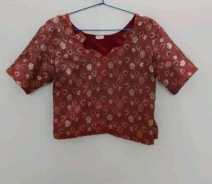 Floral Brocade Blouse