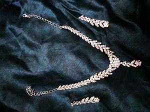 silver necklace