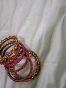 Pink Bangles Set That Goes With All The Outfits ✨✨