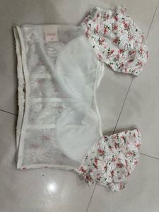 Floral Lace Bardot Top