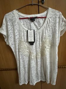Armani Exchange White Top