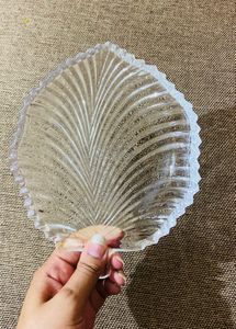 Leaf Shape Glass Plate
