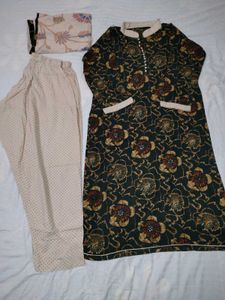 cotton stitched suit
