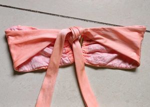 Peach Bikini Top