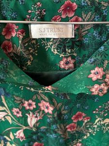 Floral Green Midi Dress