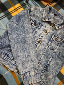 Acid Wash Denim Jacket